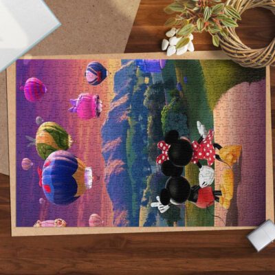 Couple Mickey Colorful Hotel Sky Puzzle Game, Disney Fan Gift, Disney Gift 3 Couple Mickey Colorful Hotel Sky Puzzle Game Disney Fan Gift Disney Gift 3