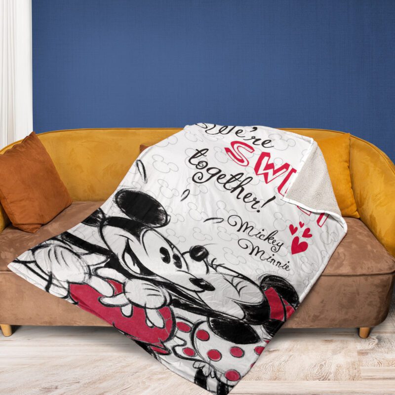 We're Sweet Together Comfy Sofa Throw Blanket Gift