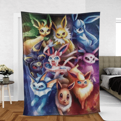 Pokemon Gift For Fan Comfy Sofa Throw Blanket Gift