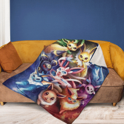 Cute Monster Pokemon Anime Christmas GiftPokemon Gift For Fan Comfy Sofa Throw Blanket Gift 2