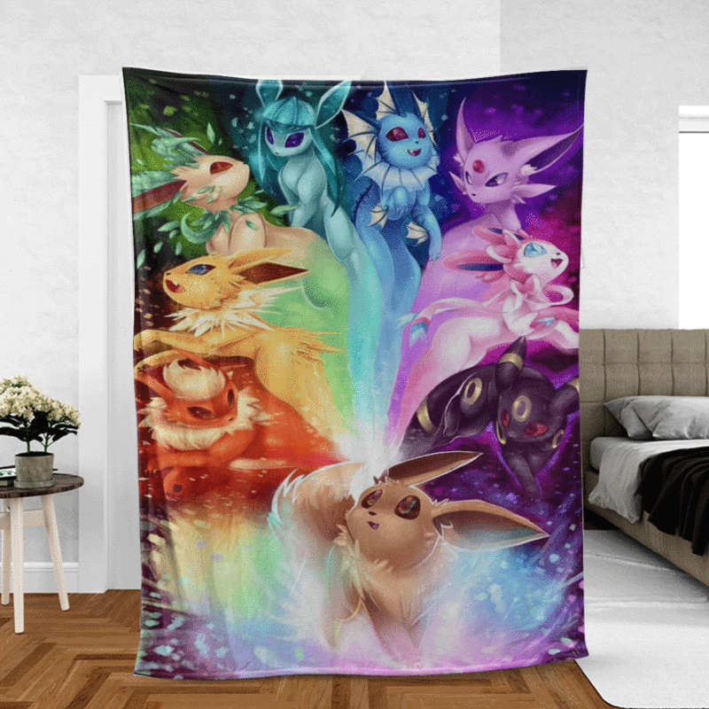 Pokemon Gift For Fan Comfy Sofa Throw Blanket Gift