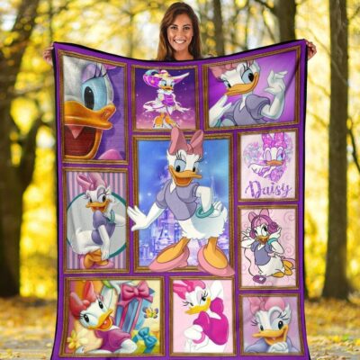 Daisy Duck Fleece Blanket Gift For Daisy Fan