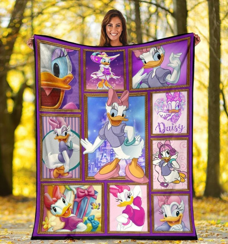 Daisy Duck Fleece Blanket Gift For Daisy Fan