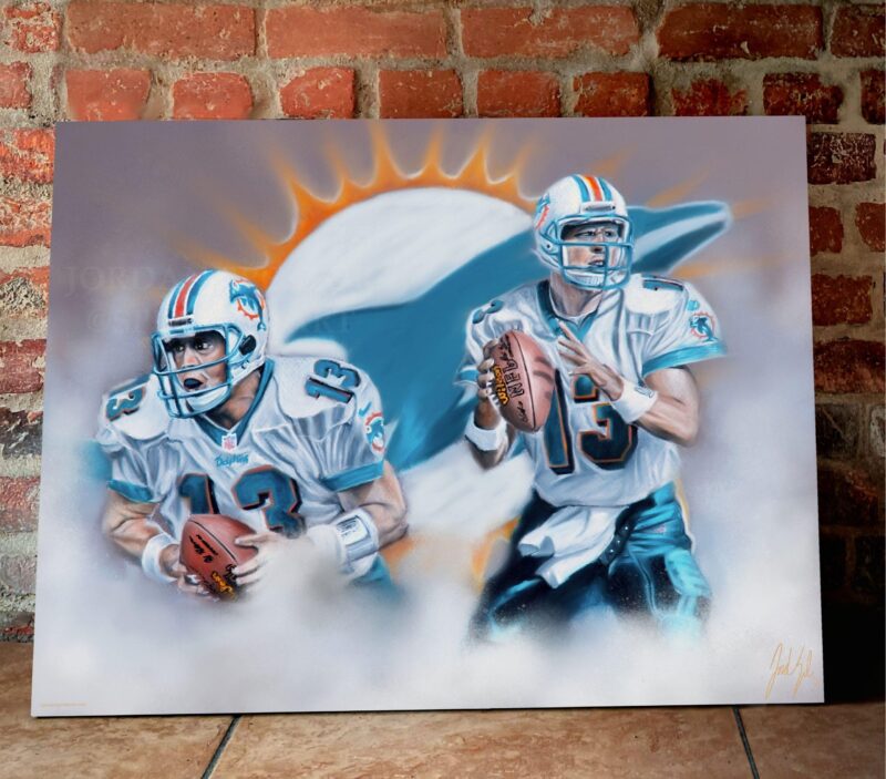 Dan Marino "Dolphins Legend" Canvas Prints - Wall Art Decor