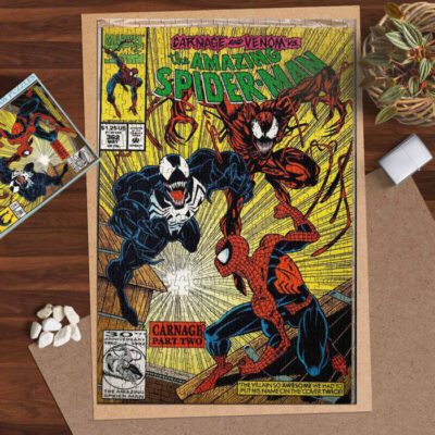 Darage And Venom The Amazing Spider Man Marvel Comics Ver5 Gifts Lover Jigsaw Puzzle Game