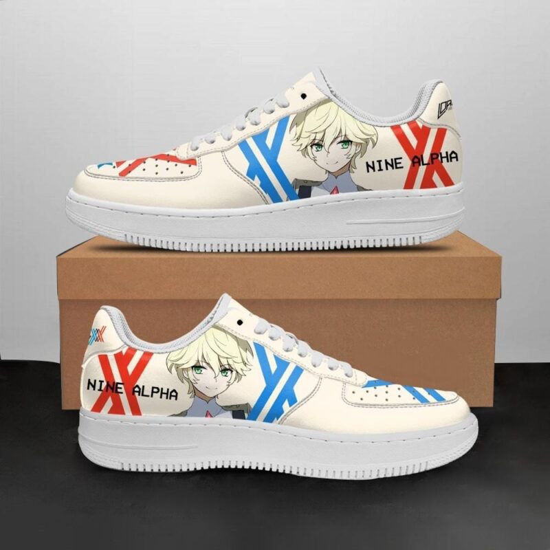 Darling In The Franxx Shoes 9'a Nine Alpha Sneakers Anime Shoes Air Force 1 Sneakers