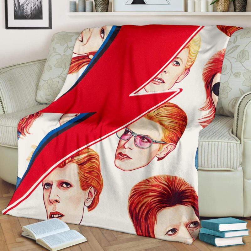 David Bowie Thank You For The Memories 539 Gift Lover Comfy Sofa Throw Blanket Gift