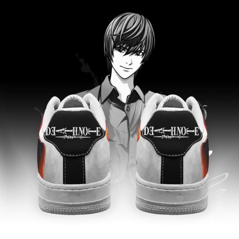 Death Note Light Yagami Shoes Custom Anime Air Force 1 Sneakers 2