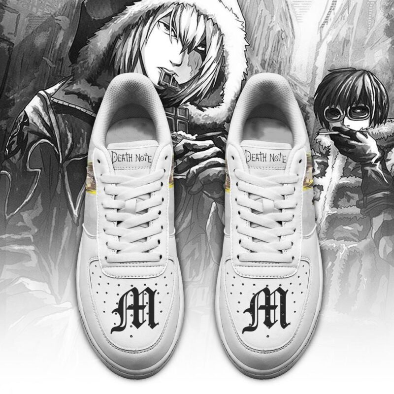 Death Note Mello Shoes Custom Anime Air Force 1 Sneakers 1