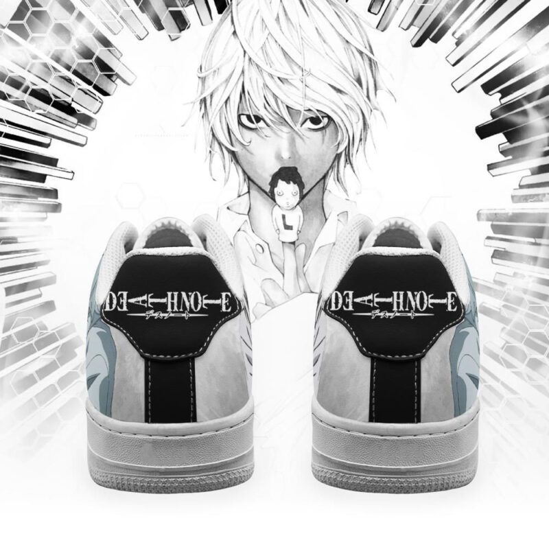 Death Note Near Shoes Custom Anime Air Force 1 Sneakers 2