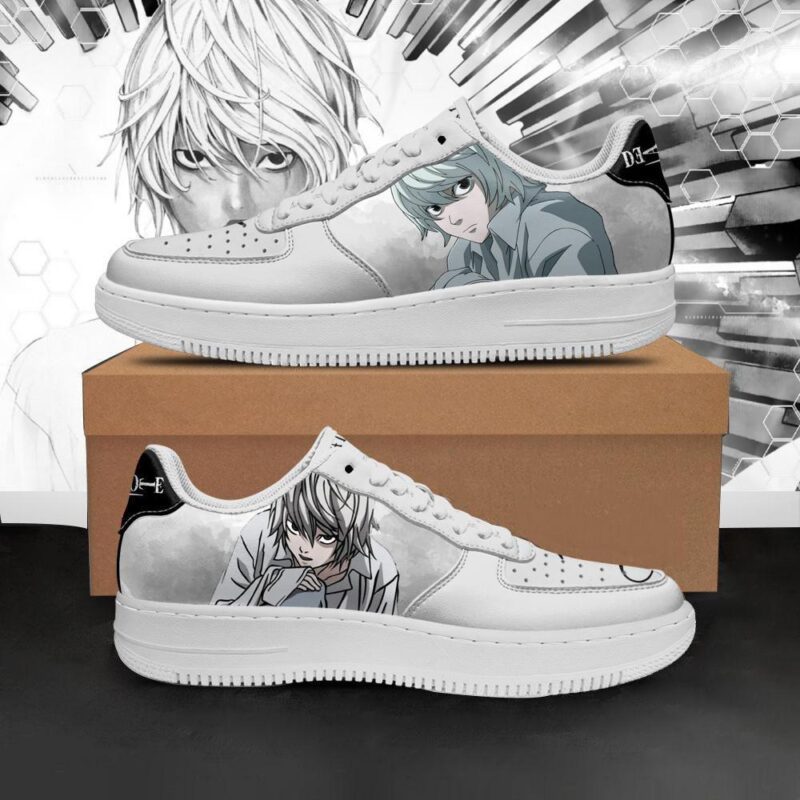 Death Note Near Shoes Custom Anime Air Force 1 Sneakers