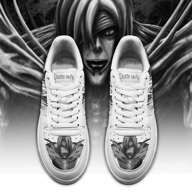 Death Note Rem Shoes Custom Anime Air Force 1 Sneakers 1