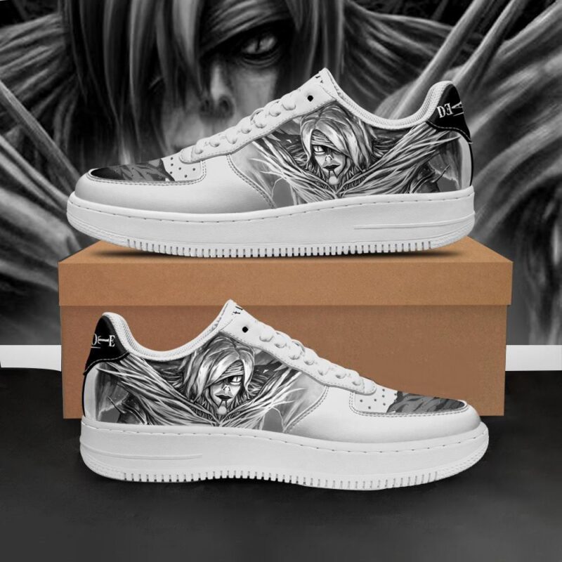 Death Note Rem Shoes Custom Anime Air Force 1 Sneakers