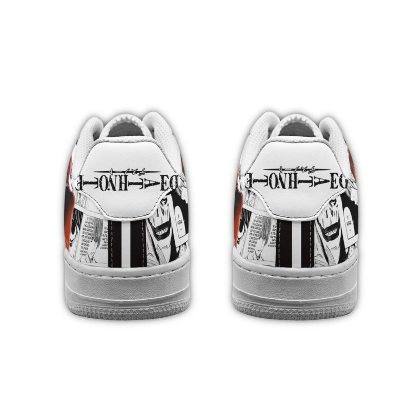 Death Note Sneakers Manga Anime Shoes Fan Gift Idea Air Force 1 Sneakers 2