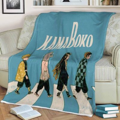 Demon Slayer Abbey Road Comfy Sofa Throw Blanket Gift