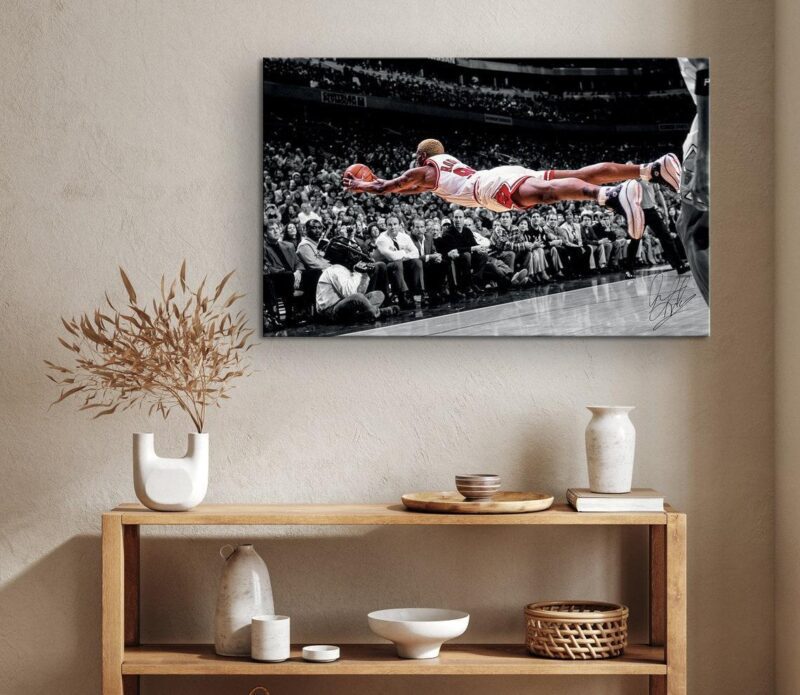 Chicago Bulls Legend Basketball Canvas