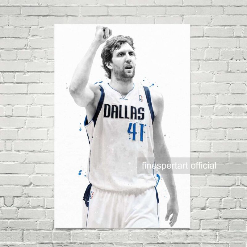 Dirk Nowitzki Dallas Mavericks Poster