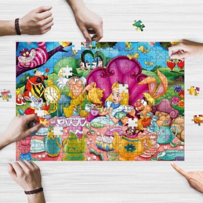 Disney Alice In Wonderland Jigsaw Puzzle Game