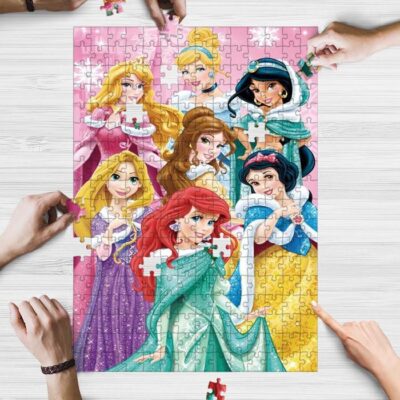 Disney All Princess Movies Gifts Lover Jigsaw Puzzle Game