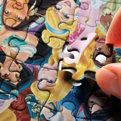 Disney All Princess Movies Gifts Lover Jigsaw Puzzle Game Disney Puzzles Fan Gift 3