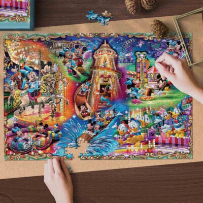 Disney Characters Mickey Mouse And Friends Gifts Lover Jigsaw Puzzle Game