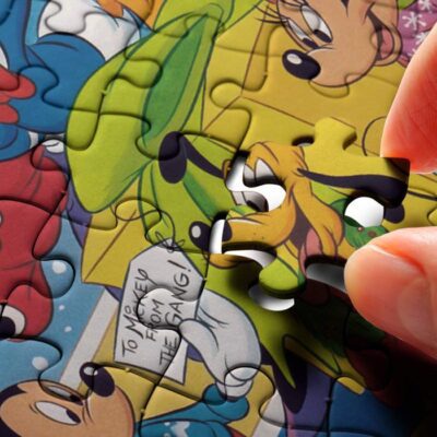 Disney Characters To Mickey From The Gang Christmas Jigsaw Puzzle Game Disney Mickey Fan Gift Disney Gift 3