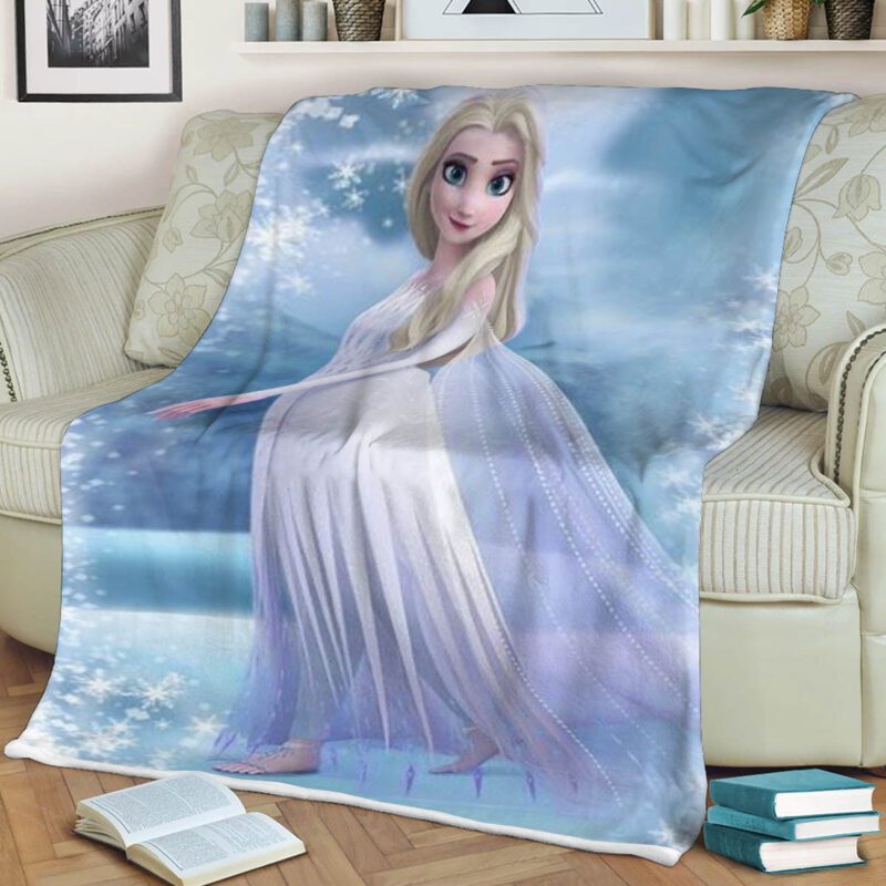 Elsa Gift For Fan Comfy Sofa Throw Blanket Gift