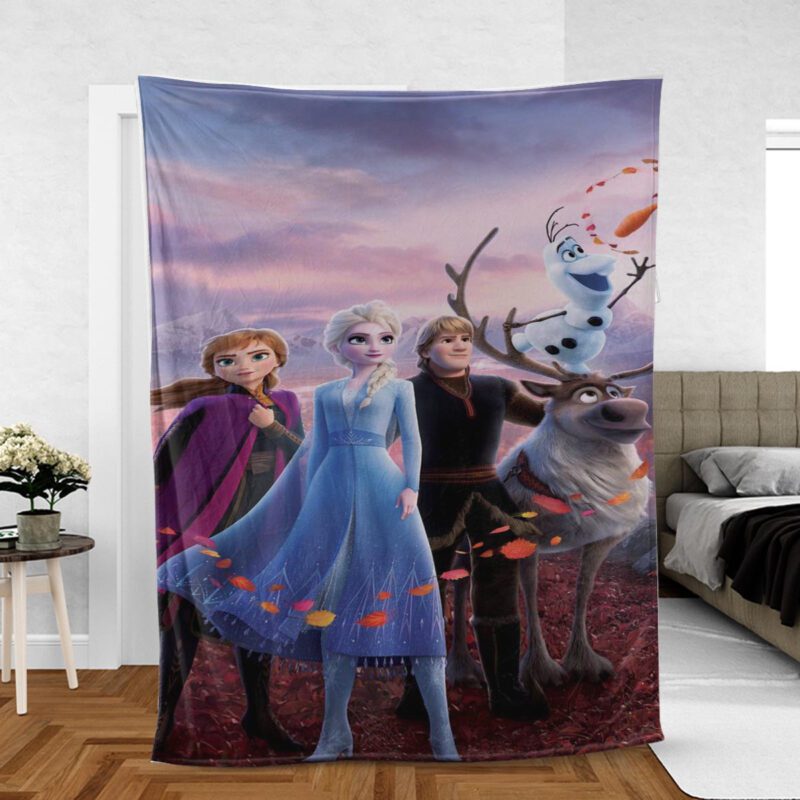 Disney Frozen Gift For Fan Comfy Sofa Throw Blanket Gift