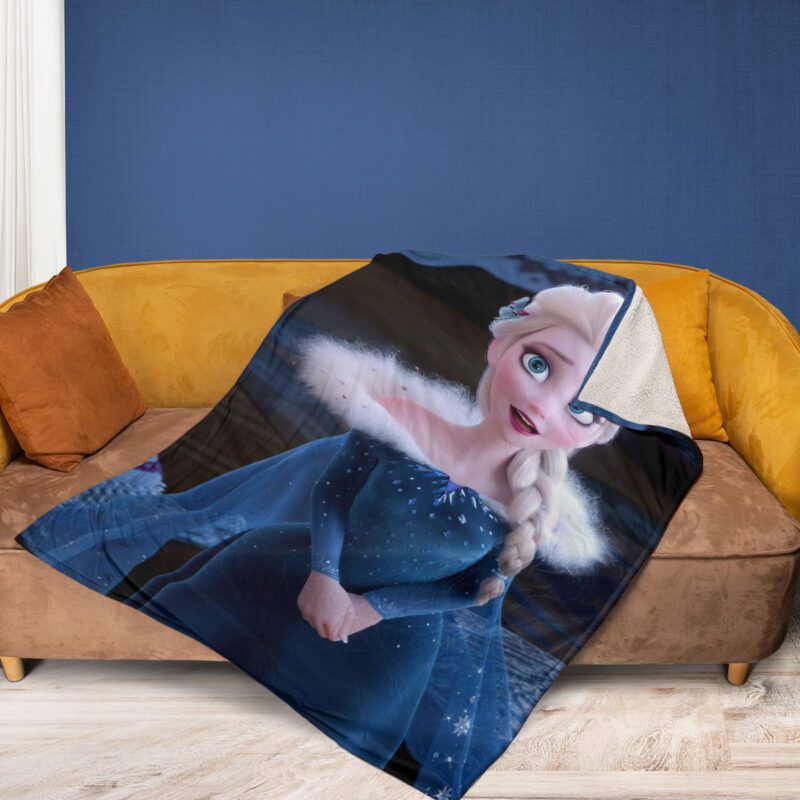 Elsa Premium Comfy Sofa Throw Blanket Gift