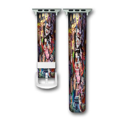 Disney Gravity Falls All Characters Custom Apple Watch Band Genuine Wrist Band Replacement