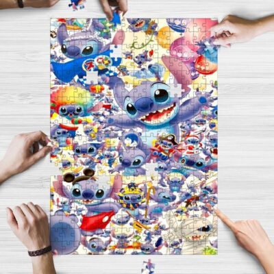 Disney Lilo And Stitch Jigsaw Puzzle Game, Disney Lilo And Stitch Character Gift For Fans 5