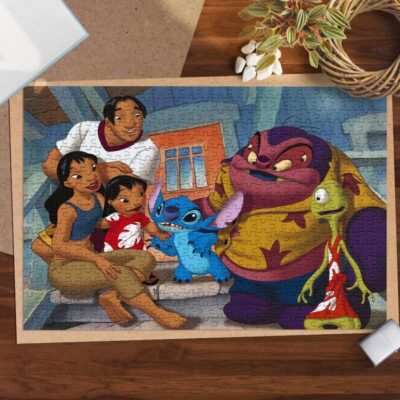 Disney Lilo And Stitch Jigsaw Puzzle Game, Disney Lilo And Stitch characters Jumba Jookiba pleakley david kawena nani pelekai Stitch Lilo Pelekai Fan Gift