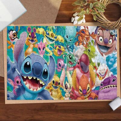 Disney Lilo And Stitch Wiki Jigsaw Puzzle Game, Disney Lilo And Stitch Character Gift For Fans