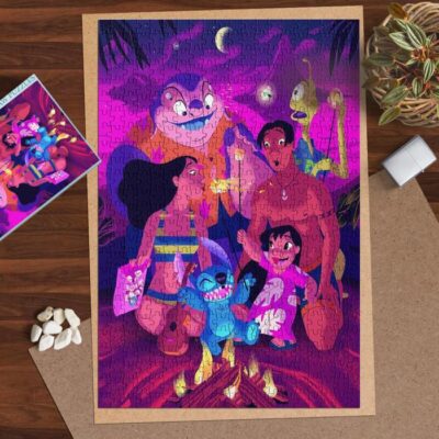 Disney Lilo & Stitch Lover Gift Puzzle Game