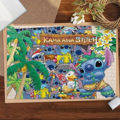 Disney Lilo & Stitch Lover 9 Jigsaw Puzzle Game