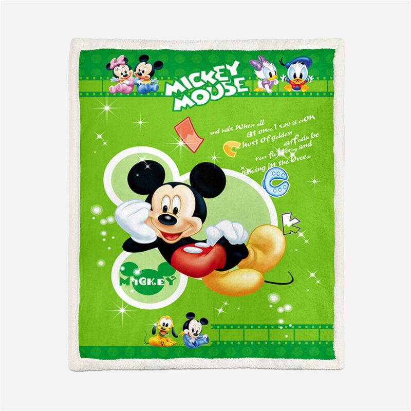 Mickey Disney Comfy Sofa Throw Blanket 3