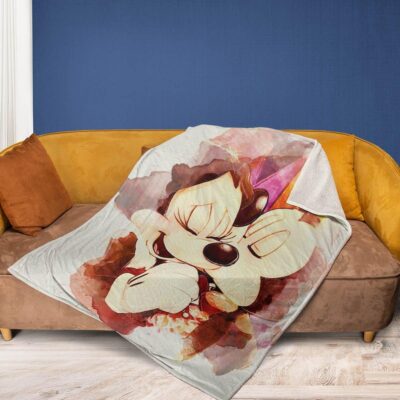 Disney Mickey Mouse And Minnie Love Fan Gift