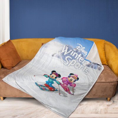 Disney Mickey Mouse And Minnie Snowboarding Christmas Gift