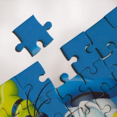 Disney Mickey Mouse Jigsaw Puzzle Game Disney characters Mickey Minnie Goofy Daisy Donald Clarabelle Cow Fan Gift 3