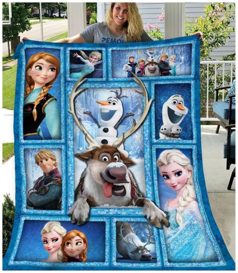 Disney Olaf Frozen Movie Fleece Blanket