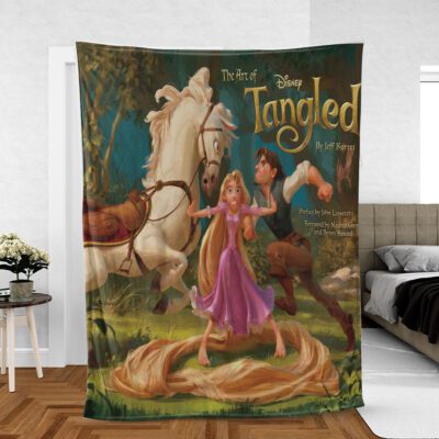 Disney Tangled Blanket Disney Tangled Comfy Sofa Throw Blanket Gift 2 2