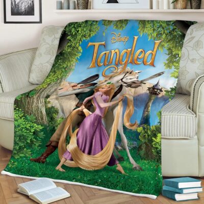 Disney Tangled Blanket Disney Tangled Comfy Sofa Throw Blanket Gift 2