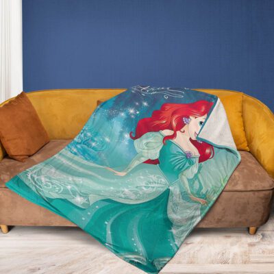 Disney The Little Mermaid Ariel Princess Fan Gift, Ariel Princess Gift For Fan Comfy Sofa Throw Blanket Gift 2 Disney The Little Mermaid Ariel Princess Fan Gift Ariel Princess Gift For Fan Comfy Sofa Throw Blanket Gift 2