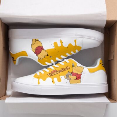 Disney Winnie The Pooh Low Top Leather Skate Shoes