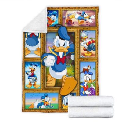 Donald Duck Blanket Disney Inspired Soft Cozy Comfy Throw Fleece Comfy Sofa Throw Blanket 3
