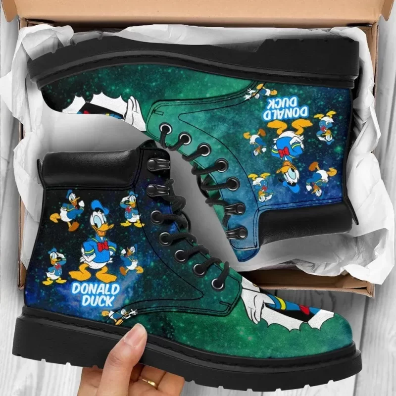 Donald Duck Boots Shoes Custom Fan Gift idea