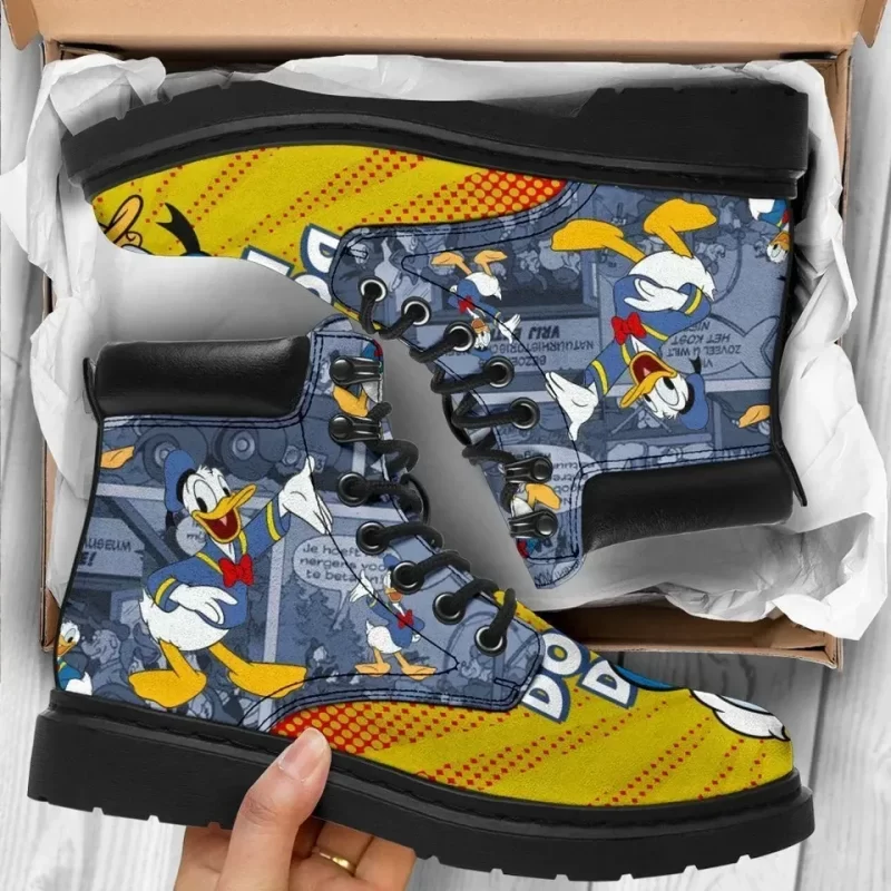 Donald Duck Boots Shoes Funny Gift Idea