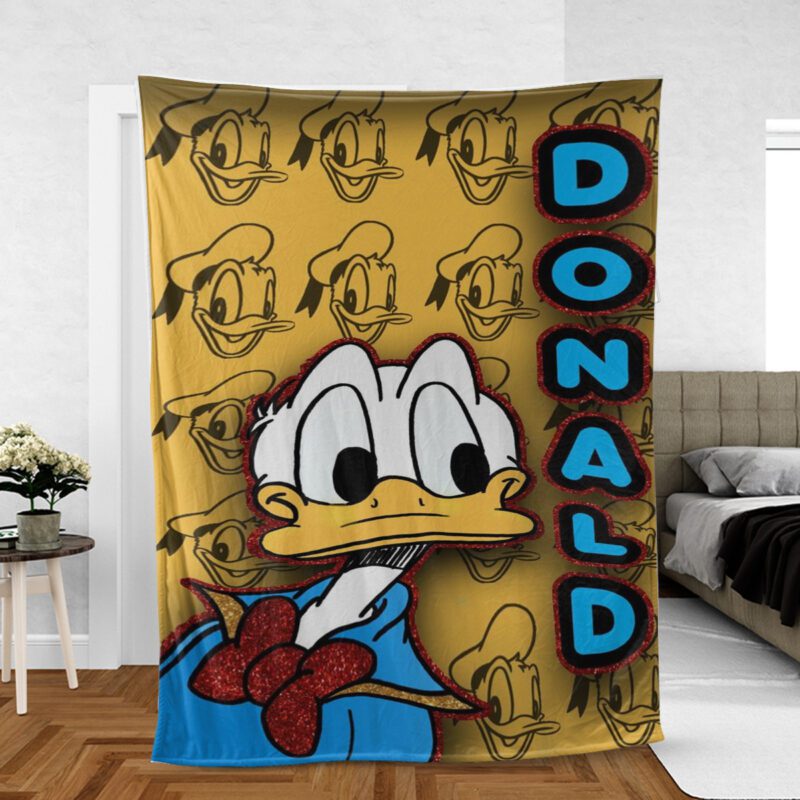 Donald Duck Disney Gift For Fan Comfy Sofa Throw Blanket Gift