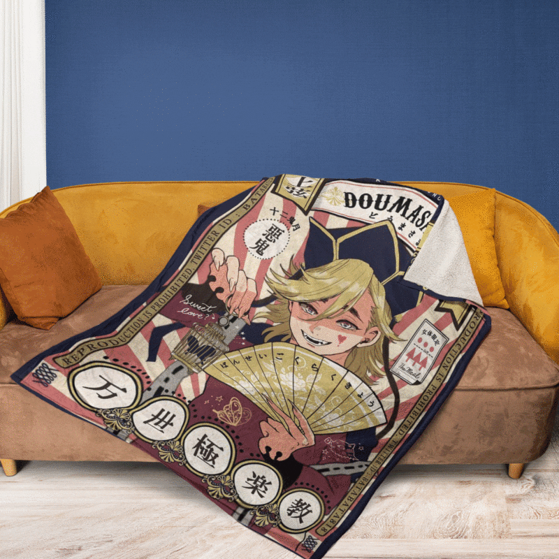 Douma Sama Gift For Fan Comfy Sofa Throw Blanket Gift