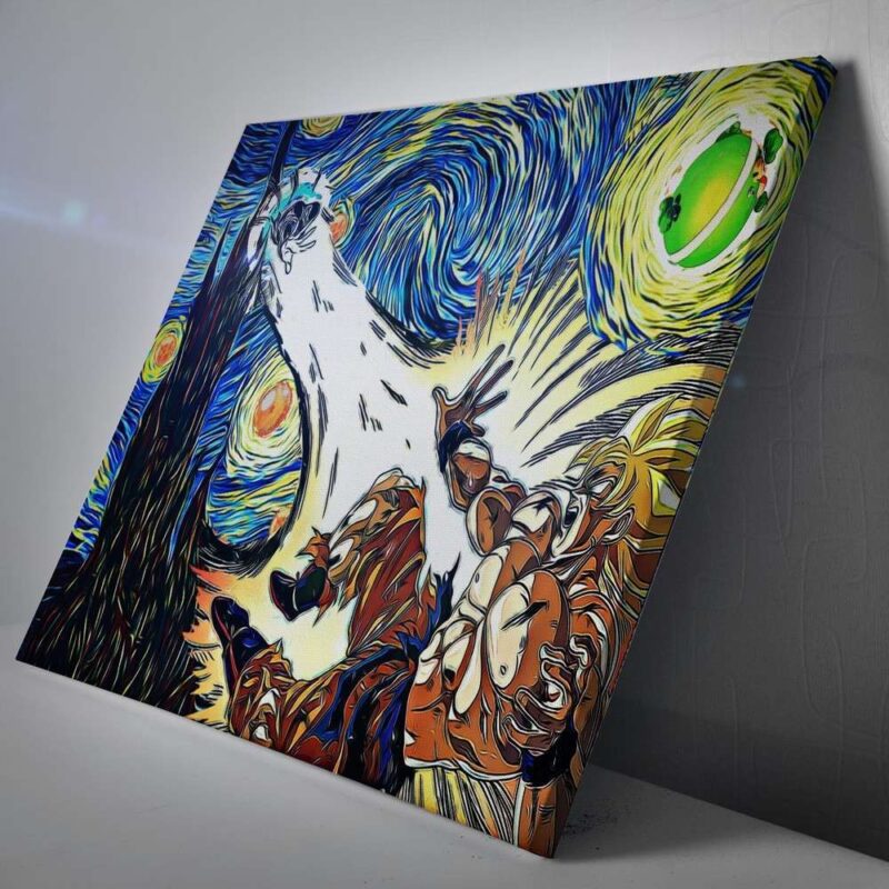 Dragon Ball Z Super Starry Night Canvas Poster Print Wall Art Decor 1